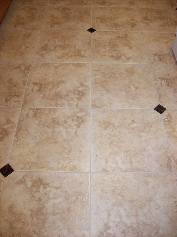 New tile floor